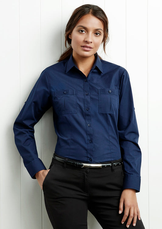 Great Southern Security-Womens Bondi Long Sleeve Shirt-S306LL